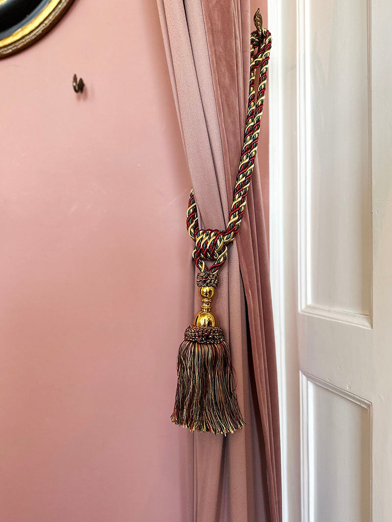 Set (2) embrasses met gouden detail