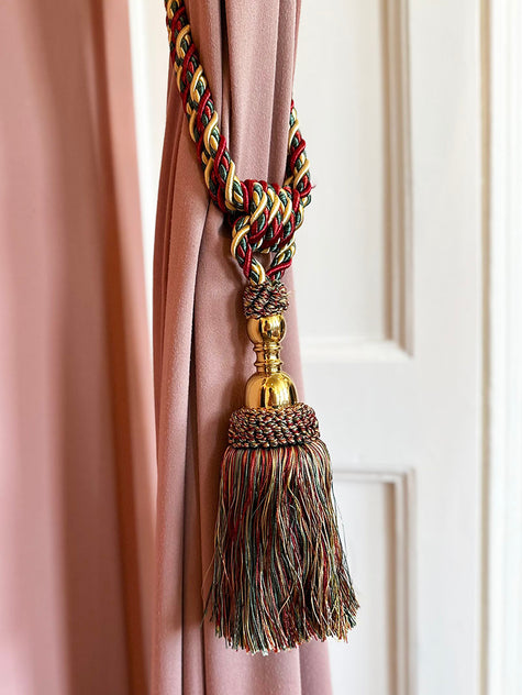 Set (2) embrasses met gouden detail
