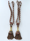 Set (2) embrasses met gouden detail