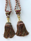 Set (2) embrasses met gouden detail