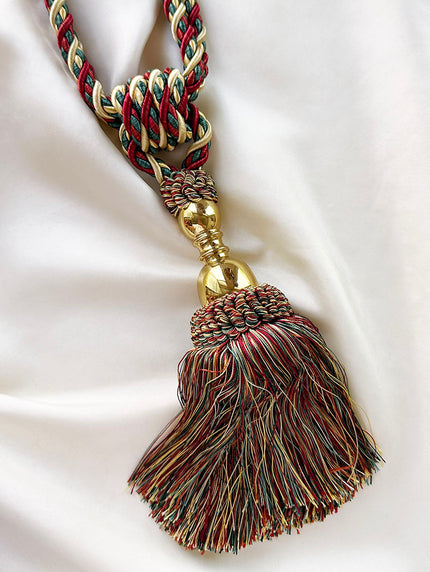 Set (2) embrasses met gouden detail