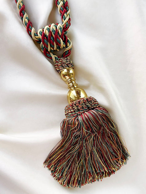 Set (2) embrasses met gouden detail