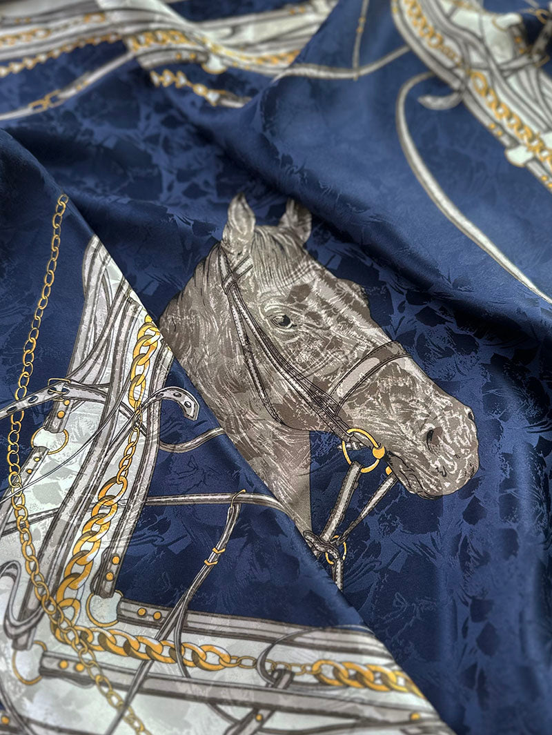 Zijden sjaal met paard