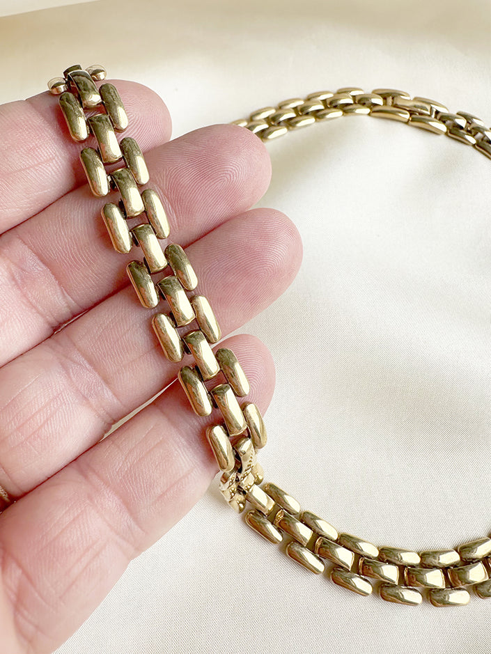 Gouden schakelketting