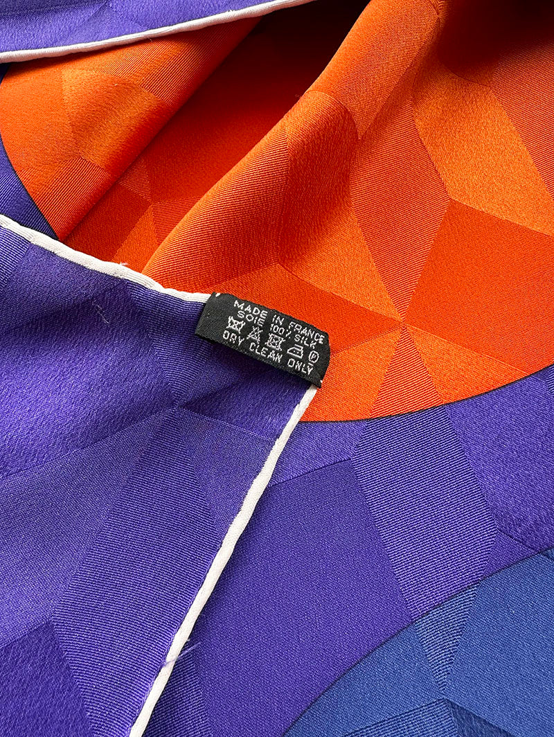 Zijden jacquard designer sjaal