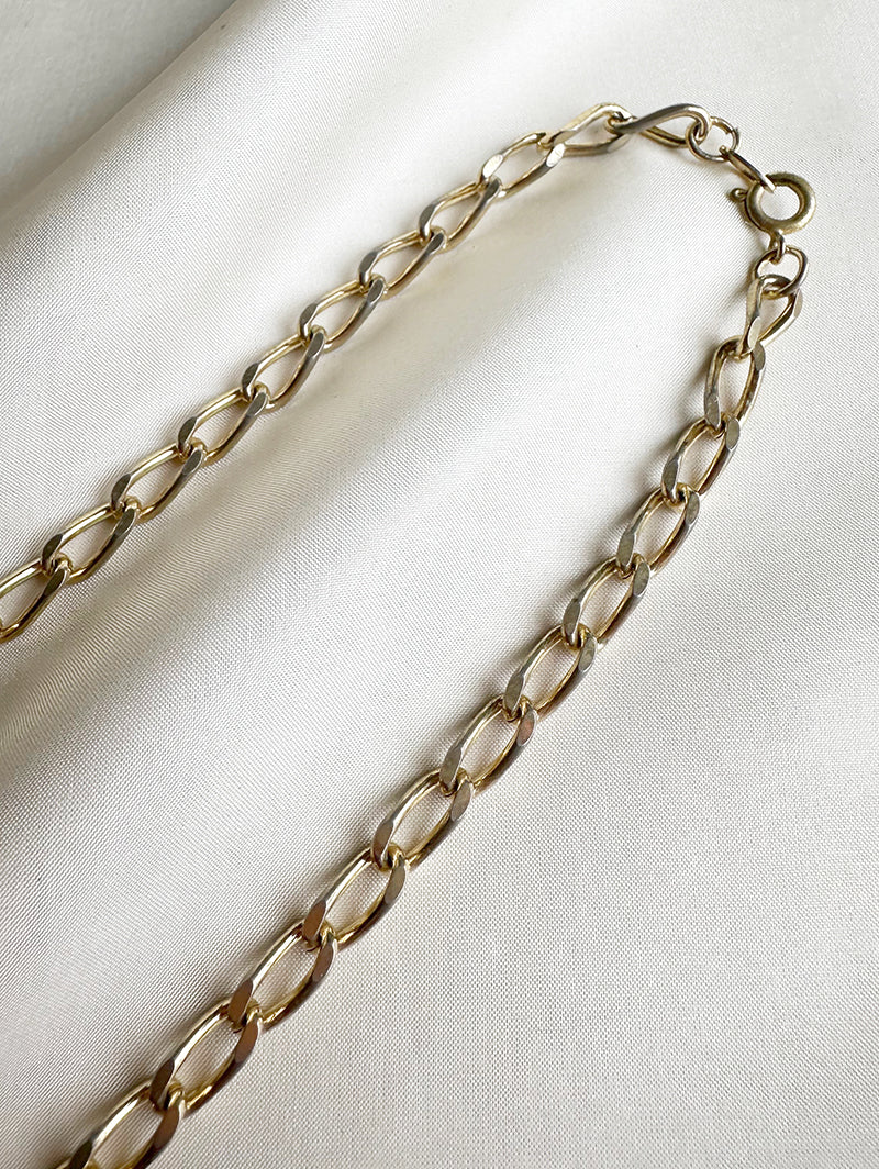 Goud/zilveren schakelketting