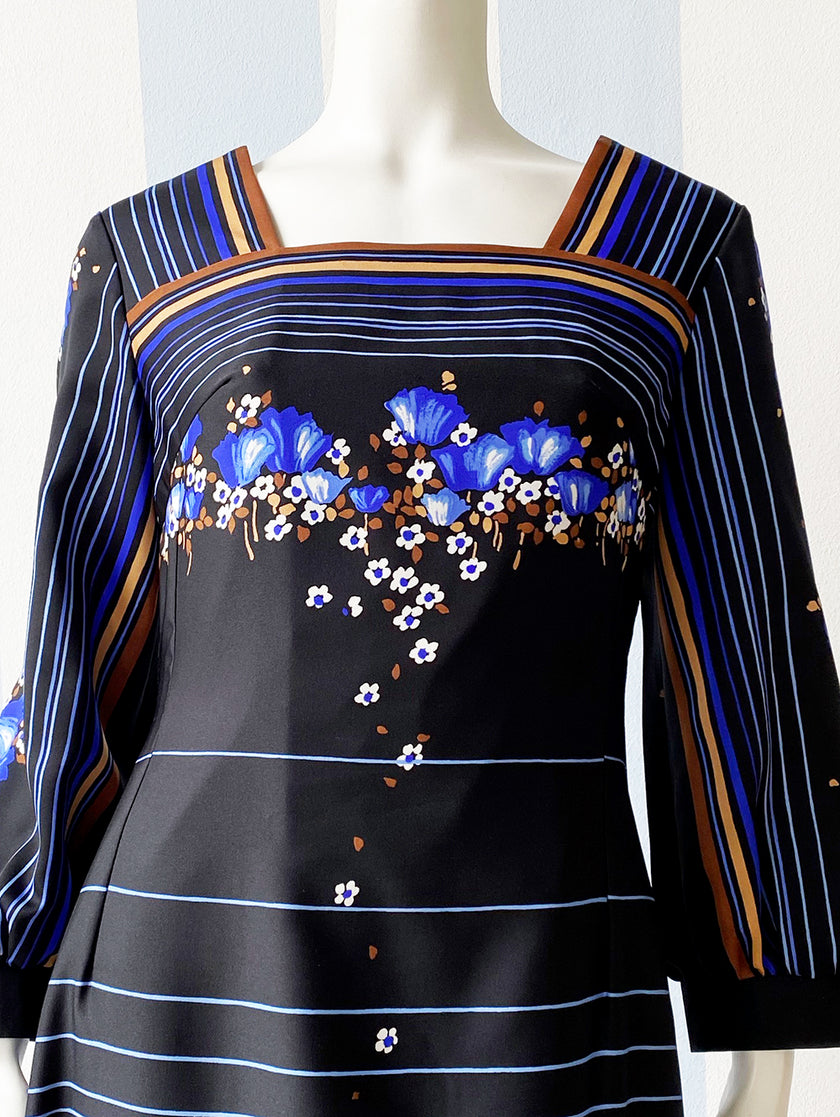 70s Trevira maxijurk