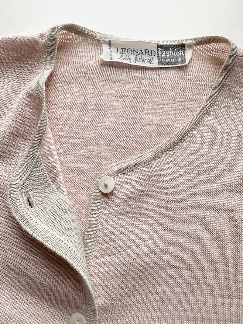 Gestreepte wollen designer top