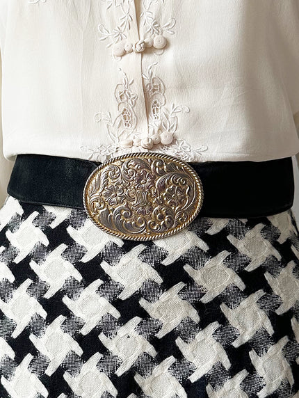 Big buckle designer ceintuur