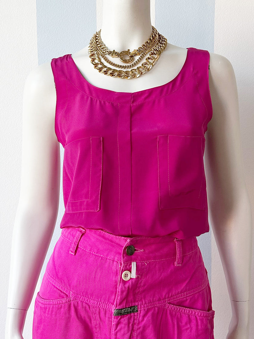 Fuchsia top