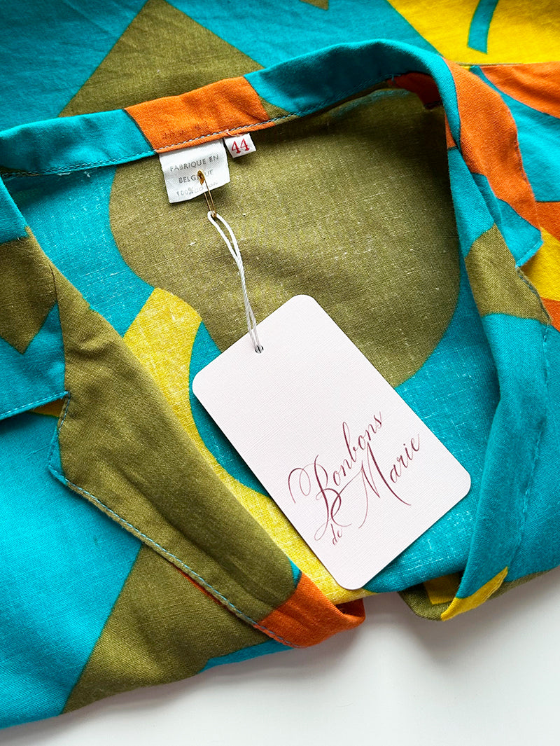 Cropped print blousje