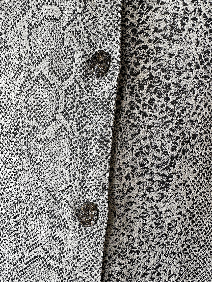 Slangenprint blouse/blazer