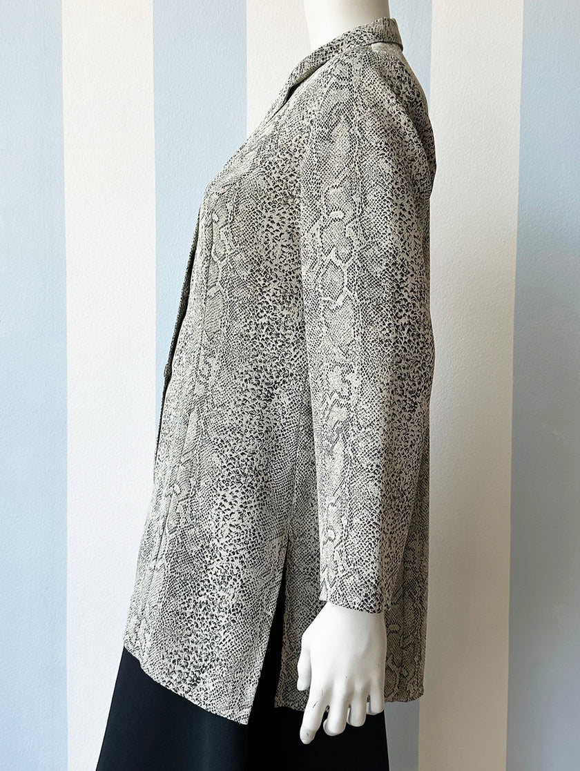 Slangenprint blouse/blazer