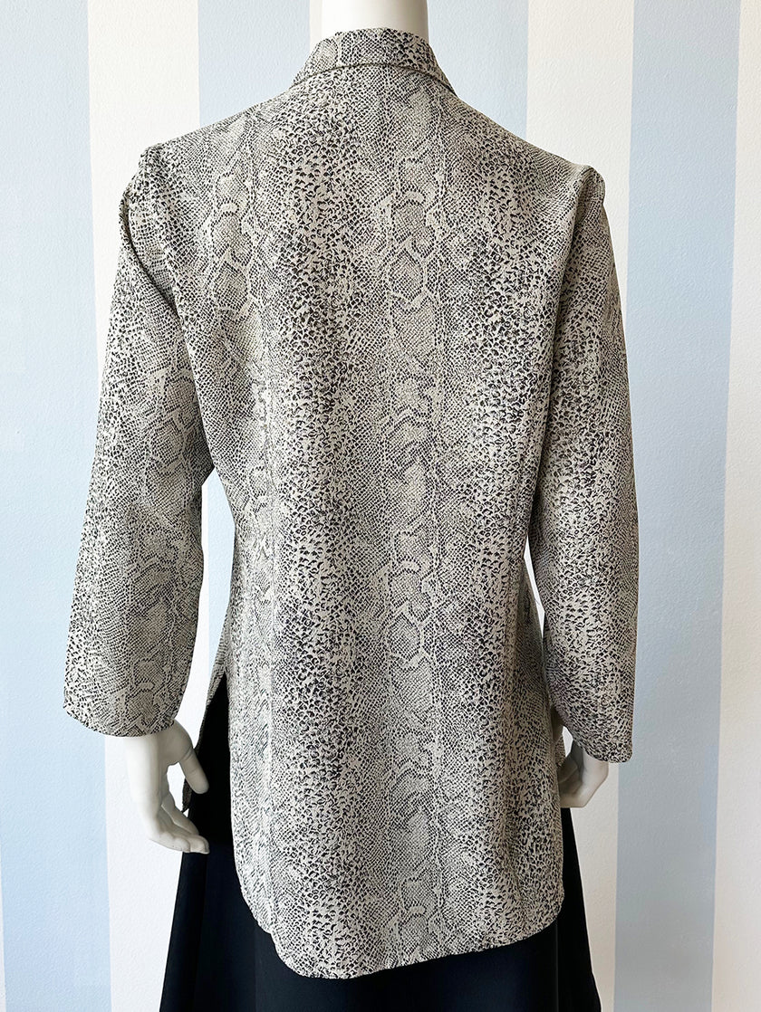 Slangenprint blouse/blazer