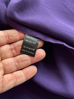 Donkerpaarse zijden blouse