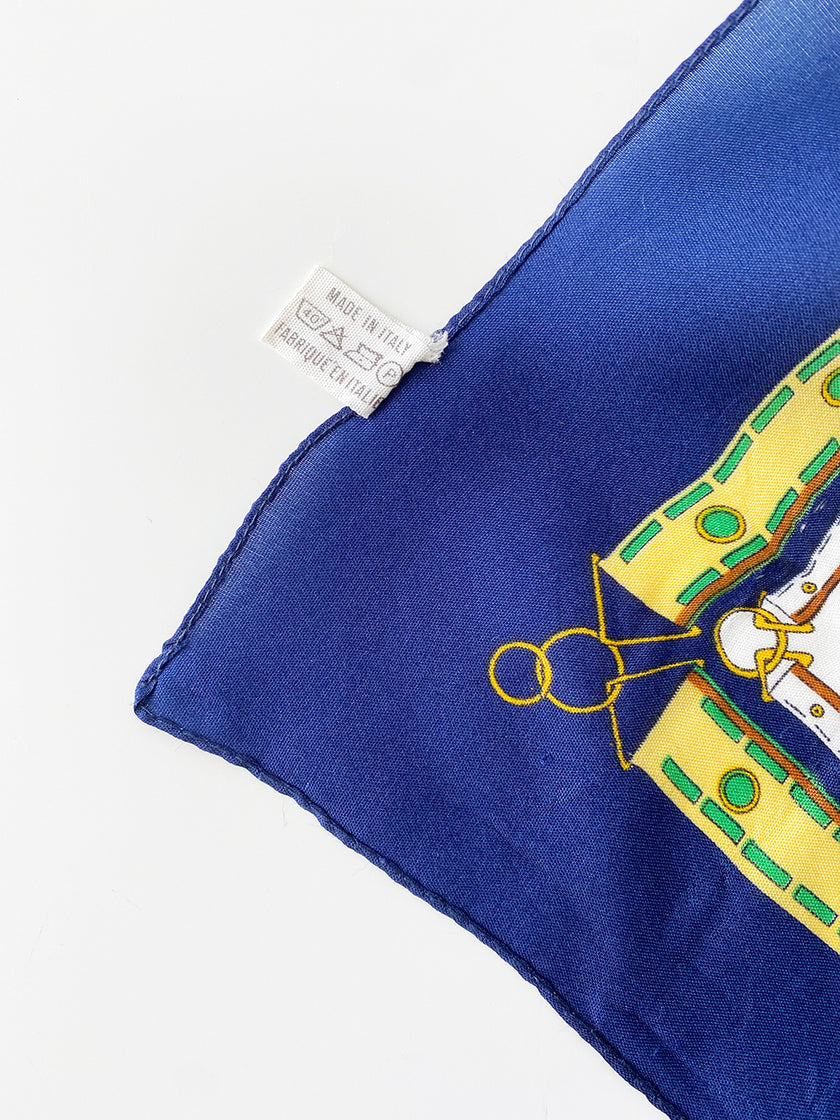 Vierkante sjaal met kettingen dessin