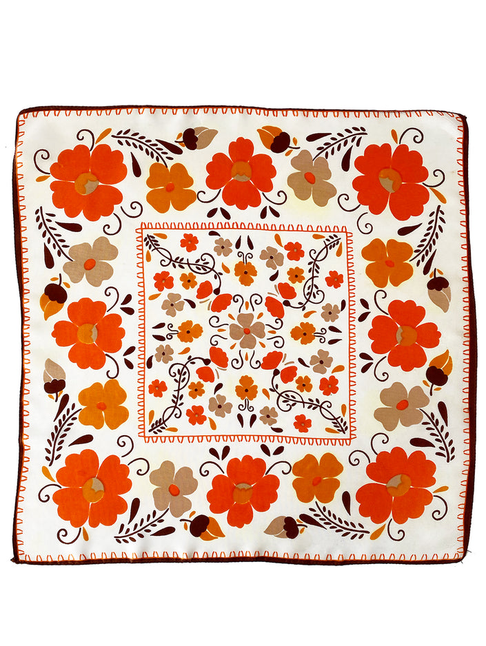 70s floral sjaaltje