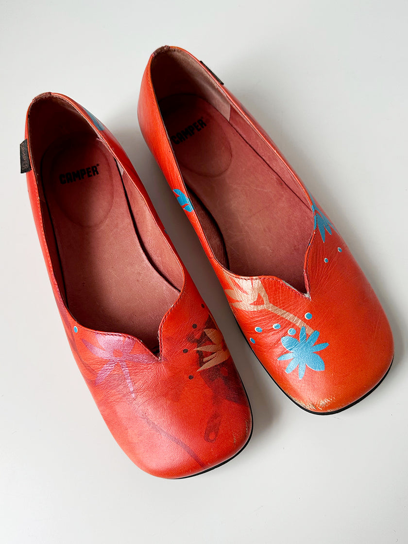 Oranje lage schoenen | 39