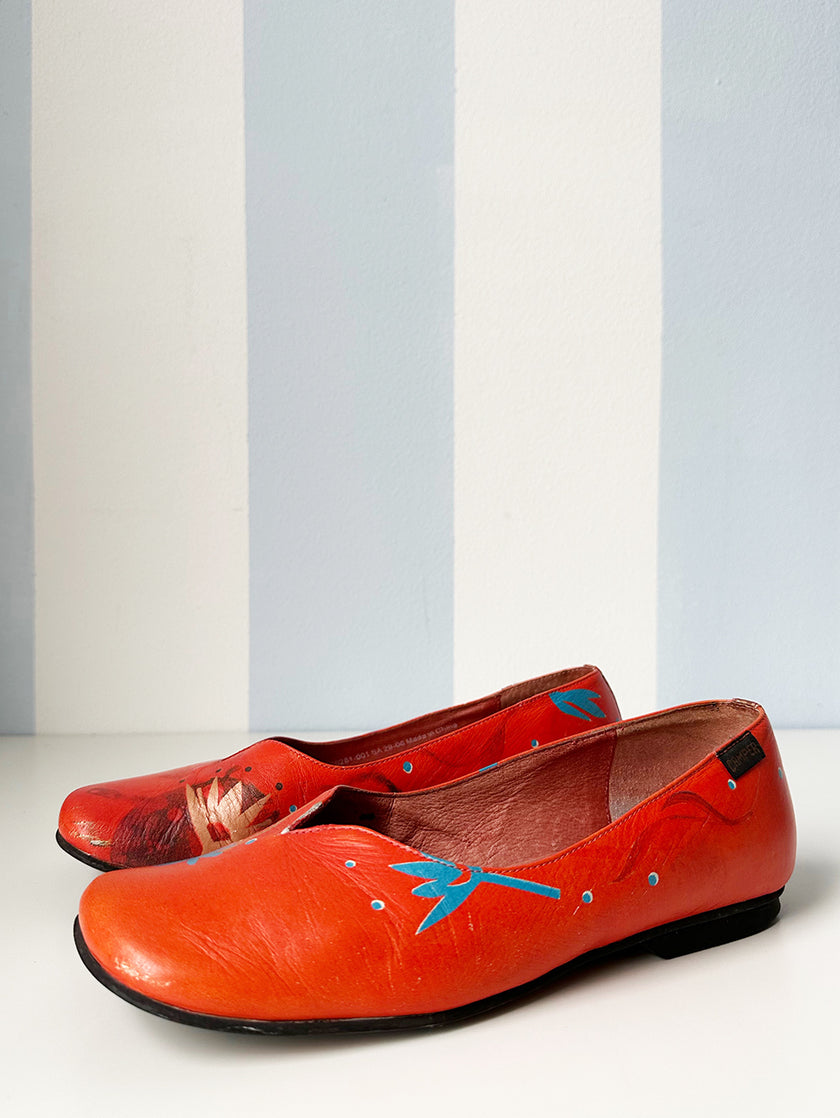 Oranje lage schoenen | 39