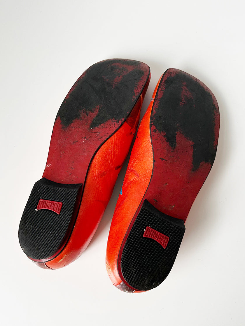 Oranje lage schoenen | 39