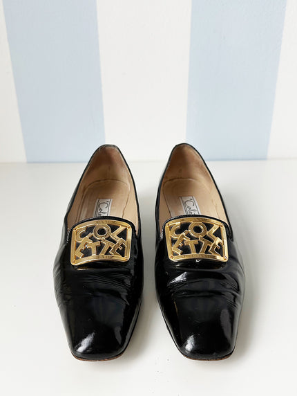 Zwarte lakleren schoenen | 40