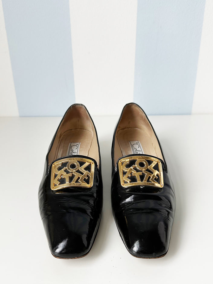 Zwarte lakleren schoenen | 40