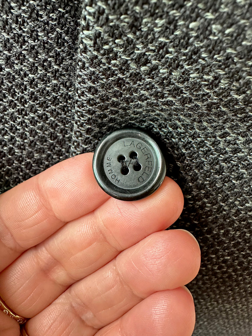 Antraciet designercolbert