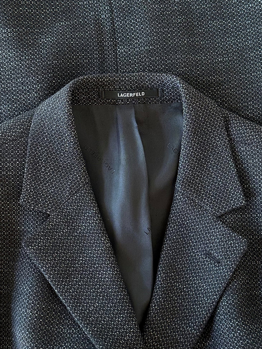 Antraciet designercolbert