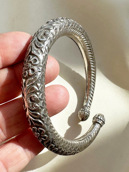 Zilveren boho armband