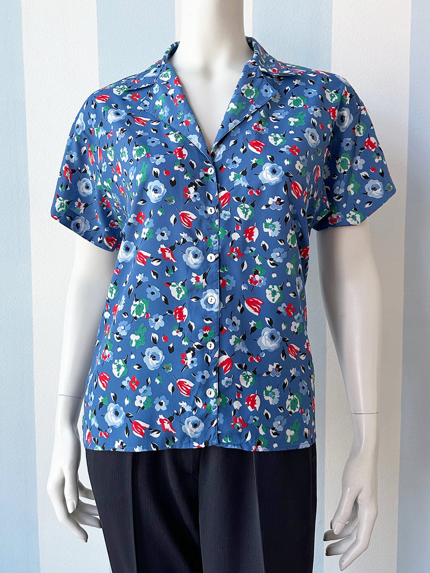 Vintage floral Cacharel blousje