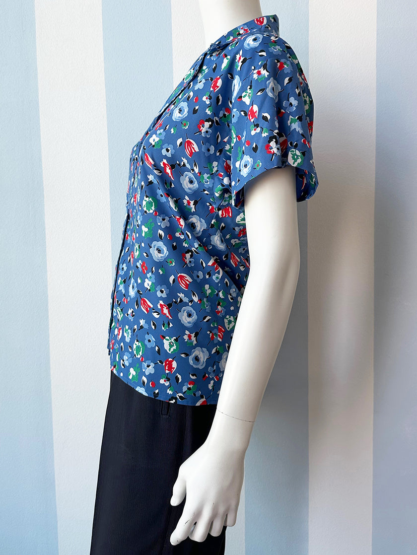 Vintage floral Cacharel blousje