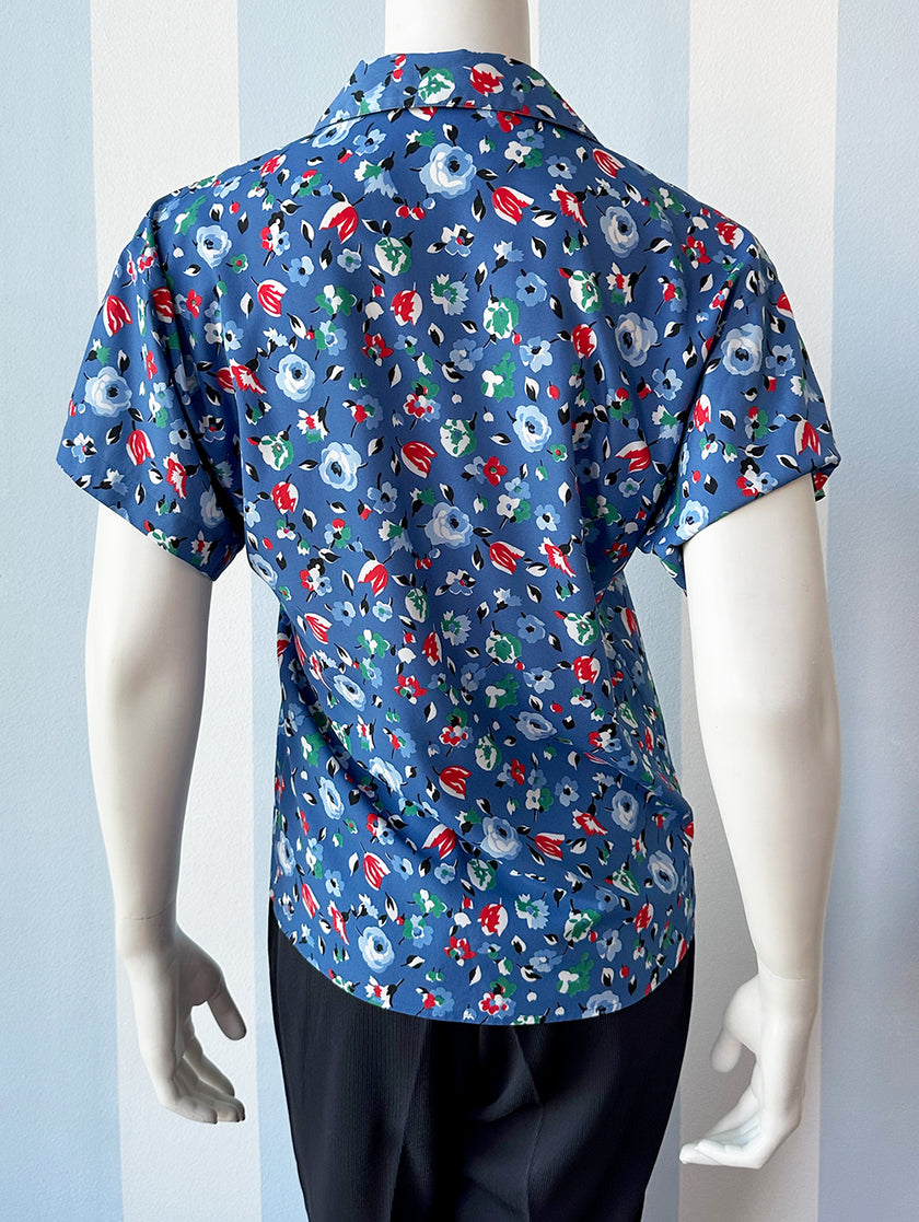 Vintage floral Cacharel blousje