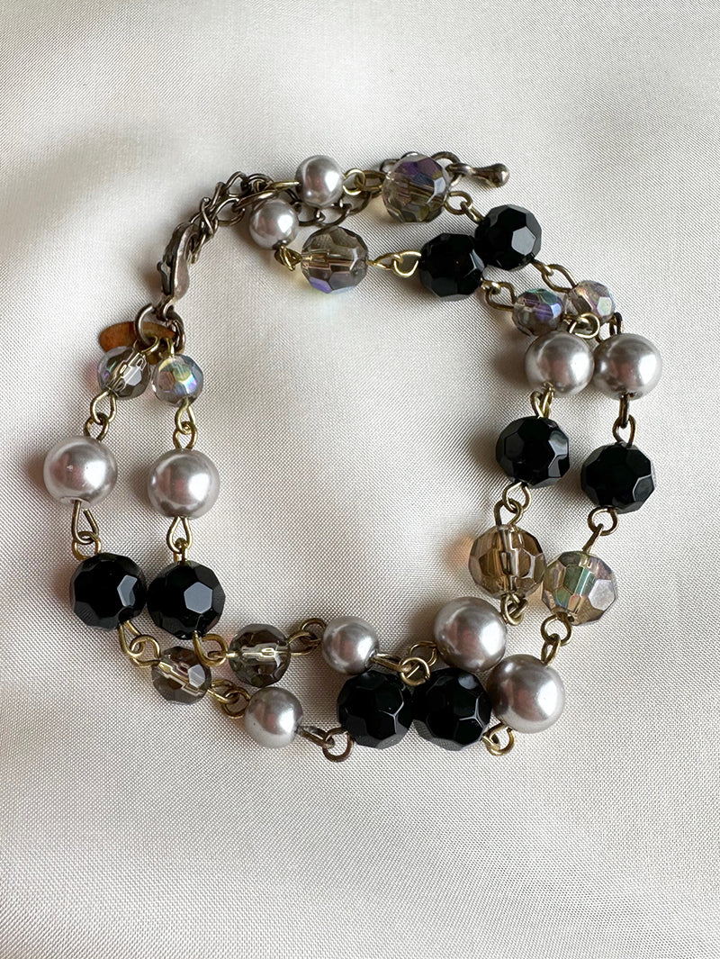 Armbandje met kralen en parels
