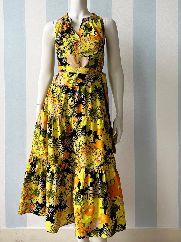 Floral strokenjurk