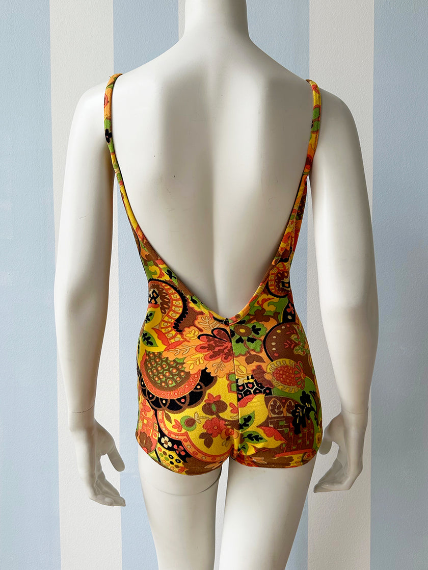 Vintage floral badpak