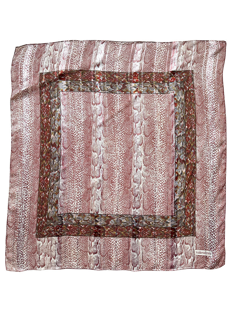 Zijden designer sjaal met lurex