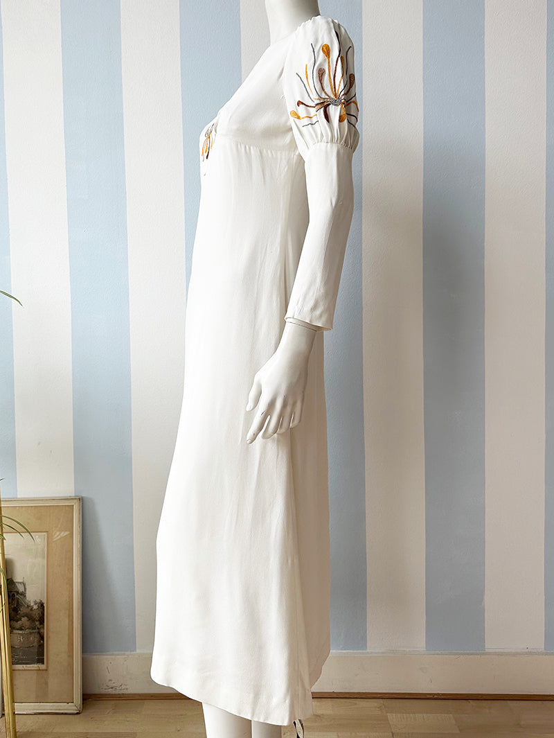 Vintage off-white jurk