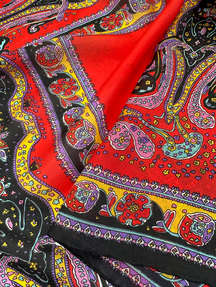 Paisley zijden sjaal