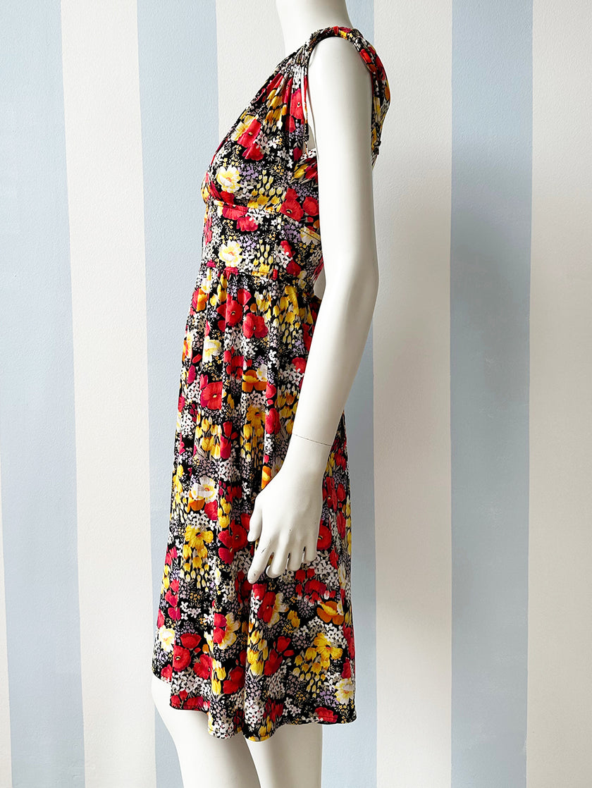 Vintage floral jurk