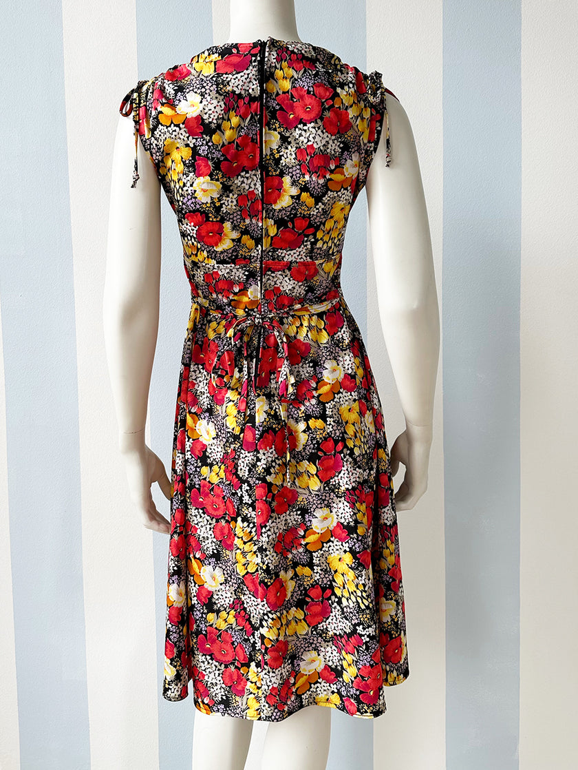 Vintage floral jurk