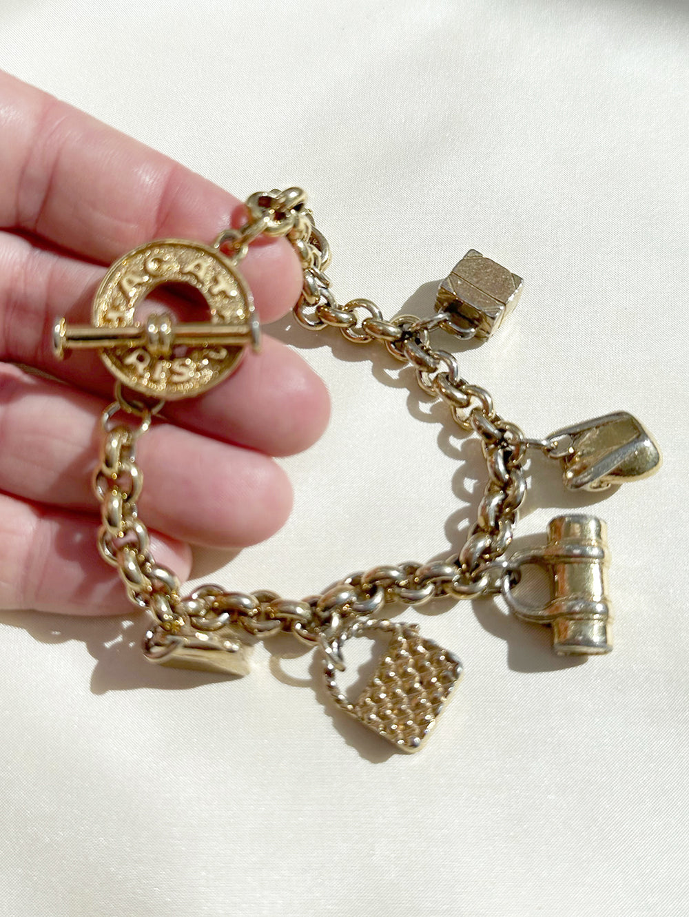 Designer bedelarmbandje met tasjes