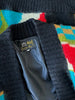 Multicolour wollen vest
