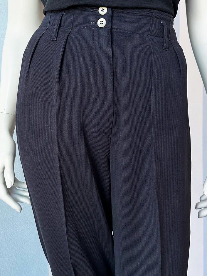 Zwarte high waist pantalon