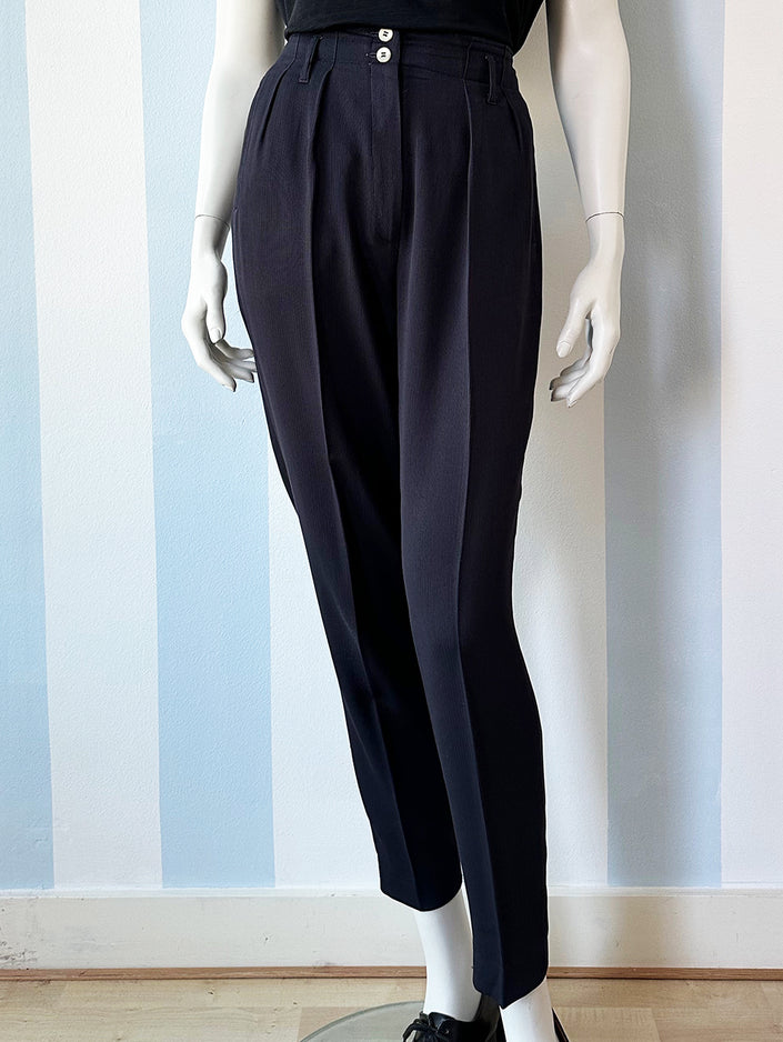Zwarte high waist pantalon