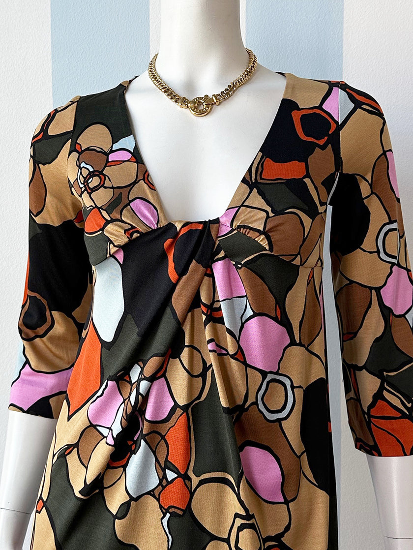 Zijden designer jurk