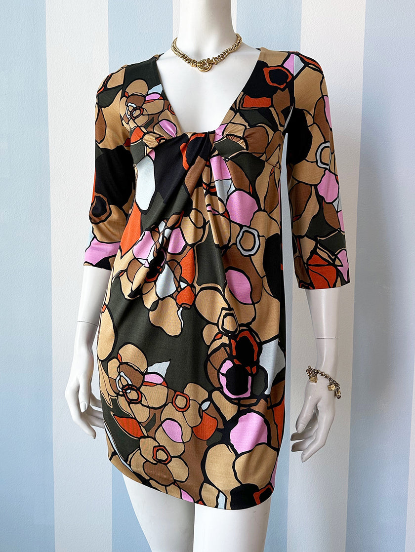 Zijden designer jurk