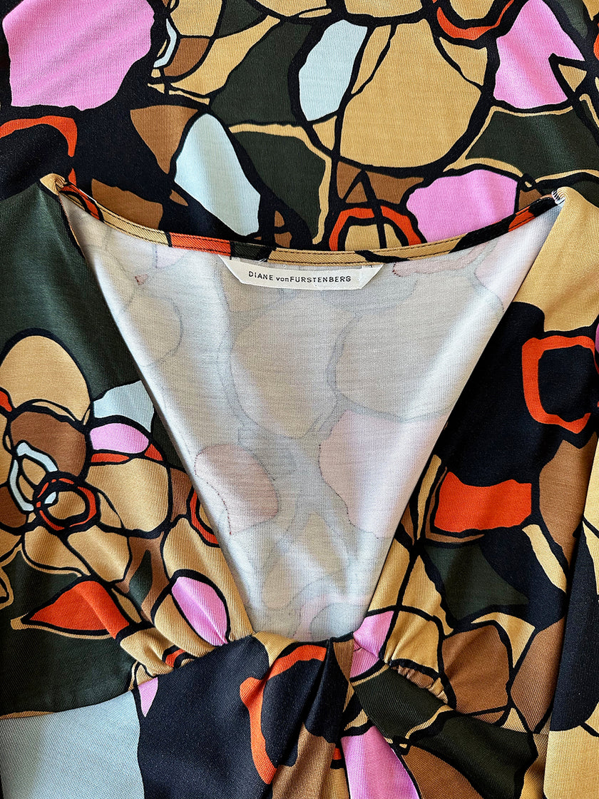 Zijden designer jurk