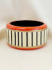 Brede houten bangle