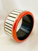Brede houten bangle