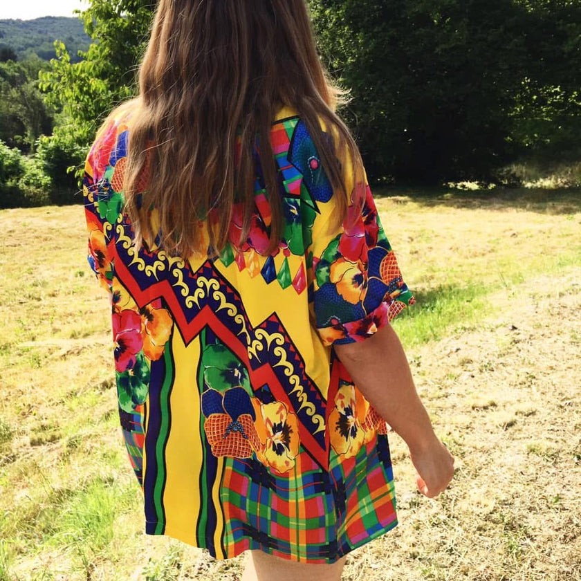 Zijden designer blouse